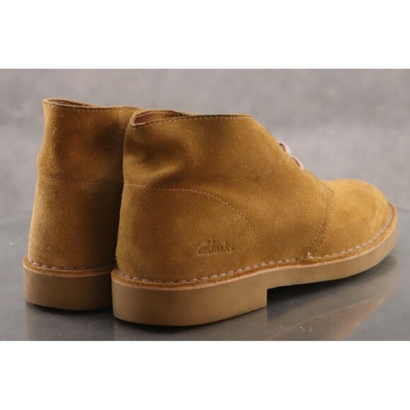 Clarks Men's Desert Boots Size 7 M Suede Tan - Picture 8 of 11